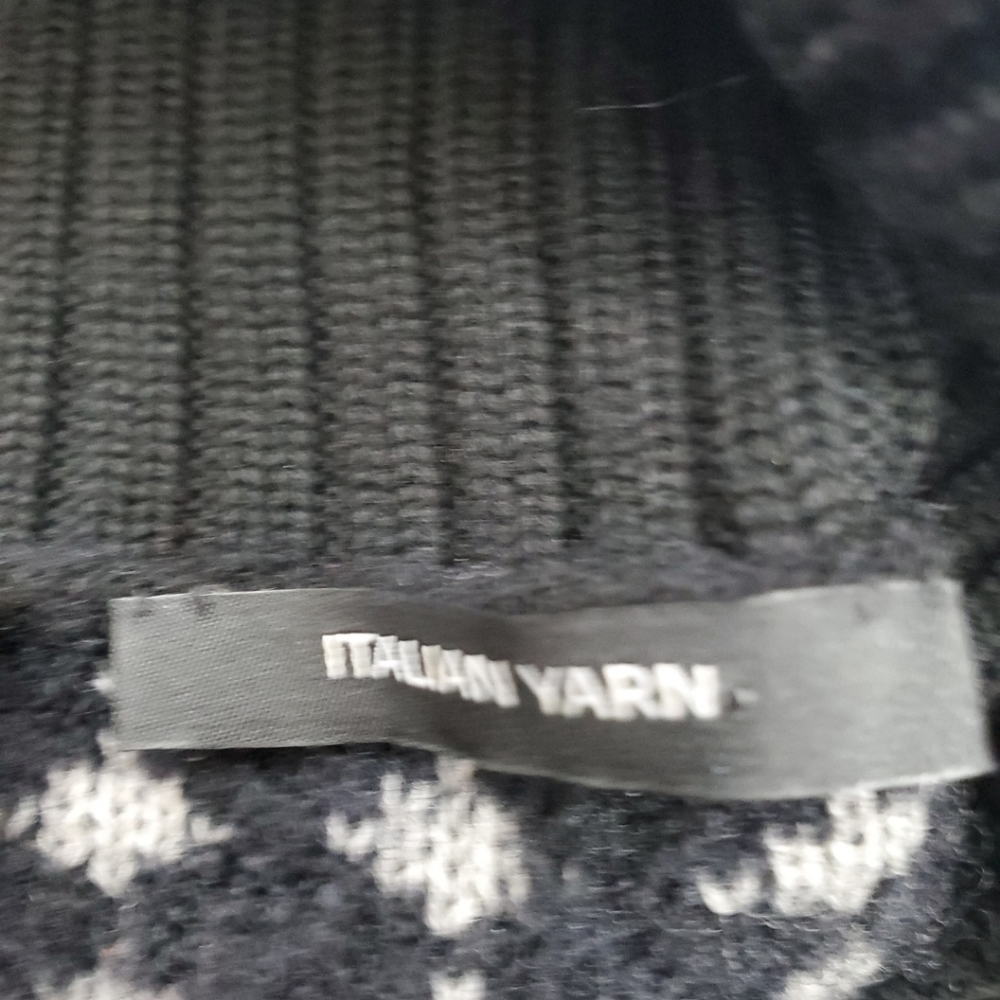 Lafayette 148 Houndstooth Cowlneck Sweater - Picture 8 of 9